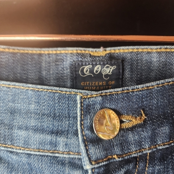 Citizens of Humanity by Jerome Danhan Sknny Jean Distressed 1245 Size 25 - Picture 4 of 7